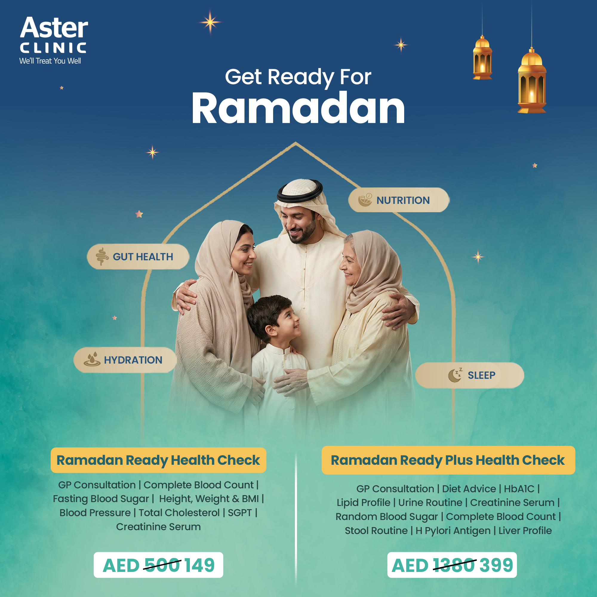 Aster Clinic Facebook ad