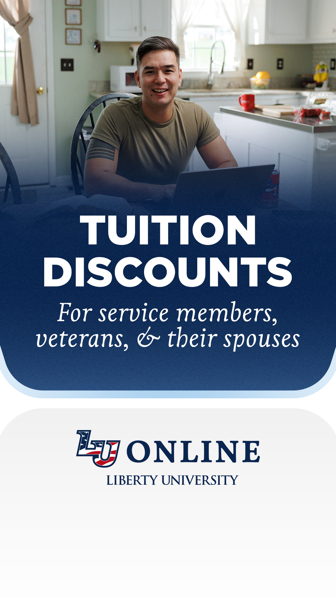 Liberty University Online Programs Facebook ad