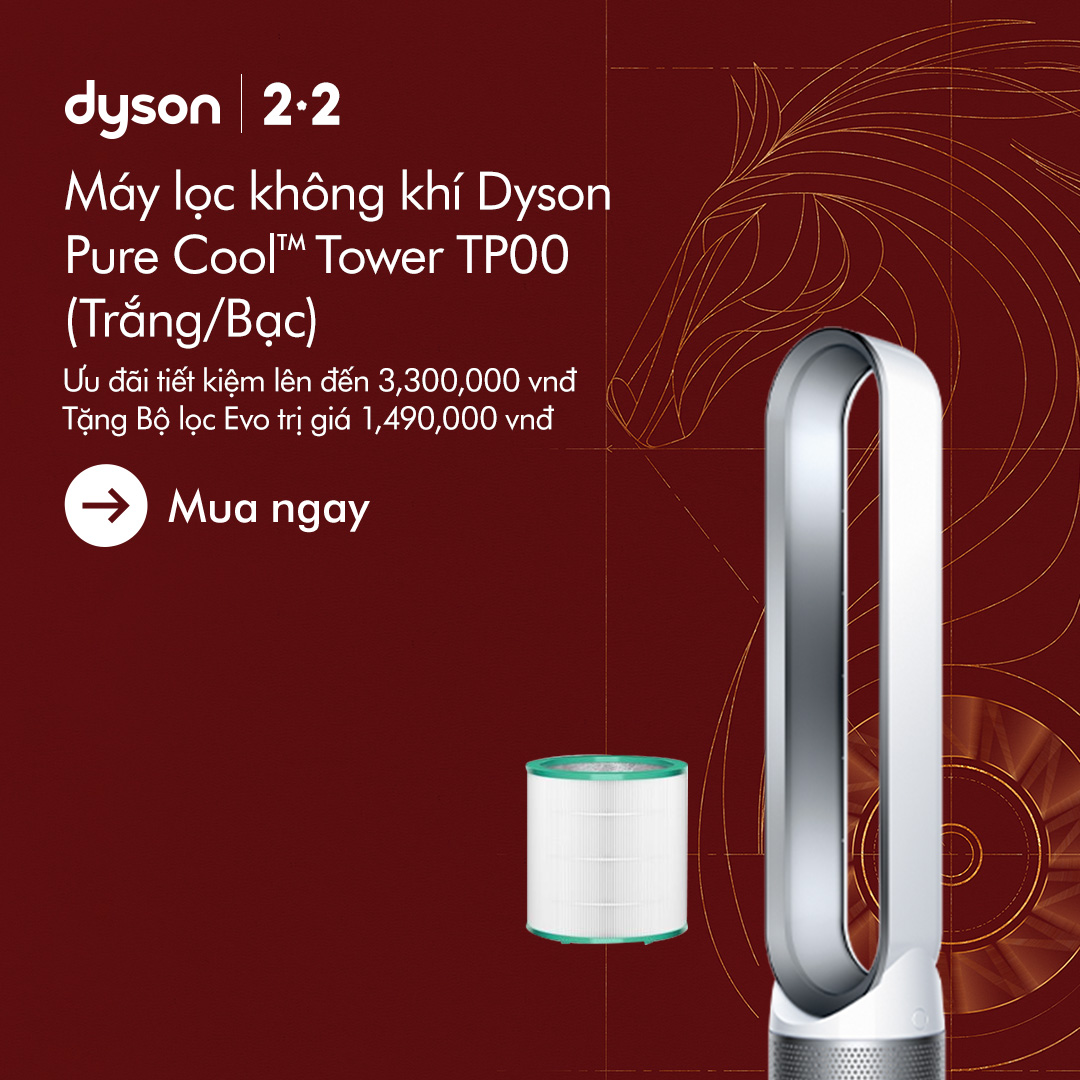 Dyson Facebook ad: ƯU ĐÃI TẾT ĐẾN 3.300.000đ
