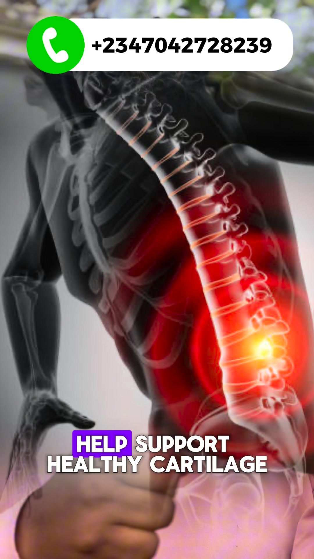 Nature Solution Facebook ad: Tired of Joint and Bone Pain?