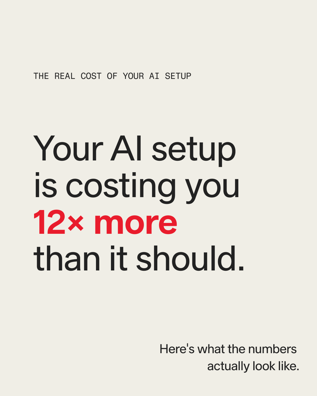 Opera Neon Facebook ad: Your AI stack costs $250/month.
