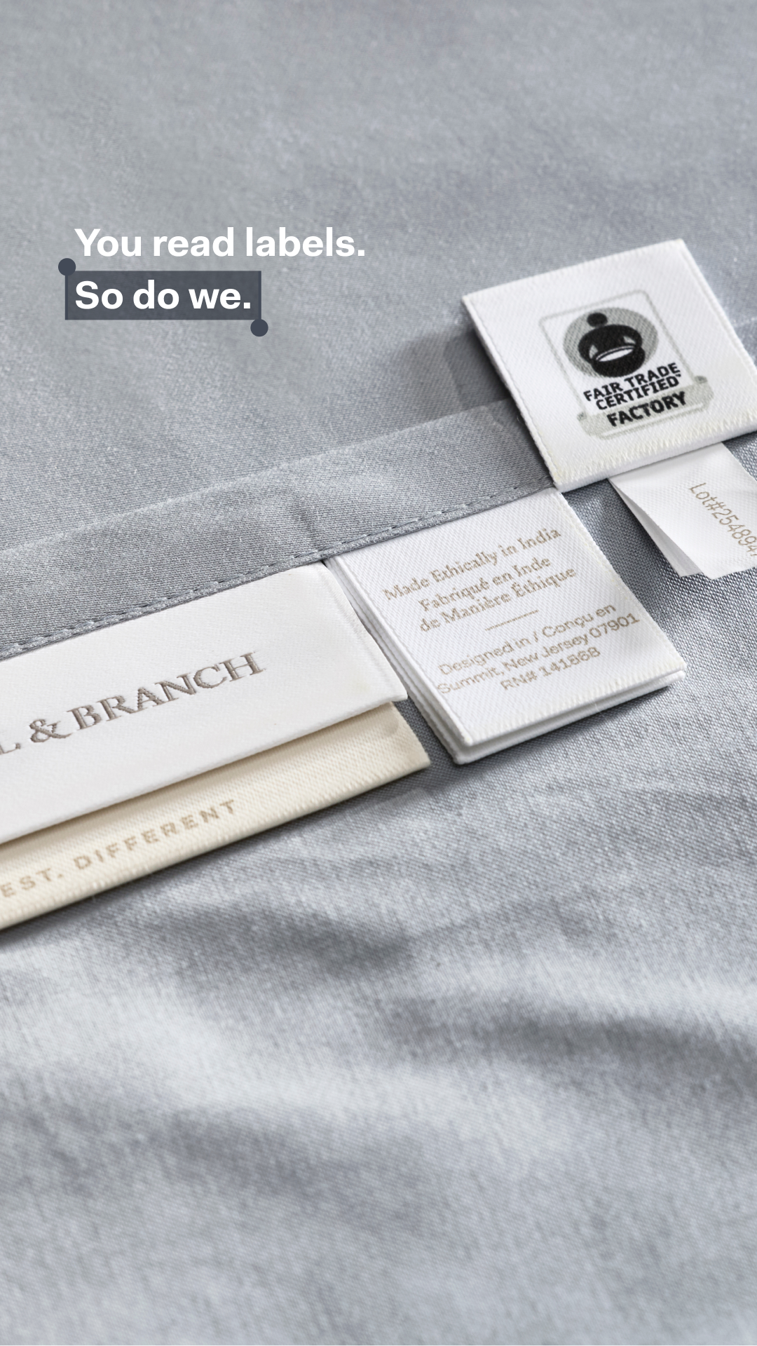 Boll & Branch Facebook ad