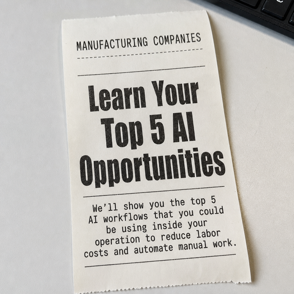 I-Tul Design & Software, Inc. Facebook ad: Free AI Manufacturing Workshop