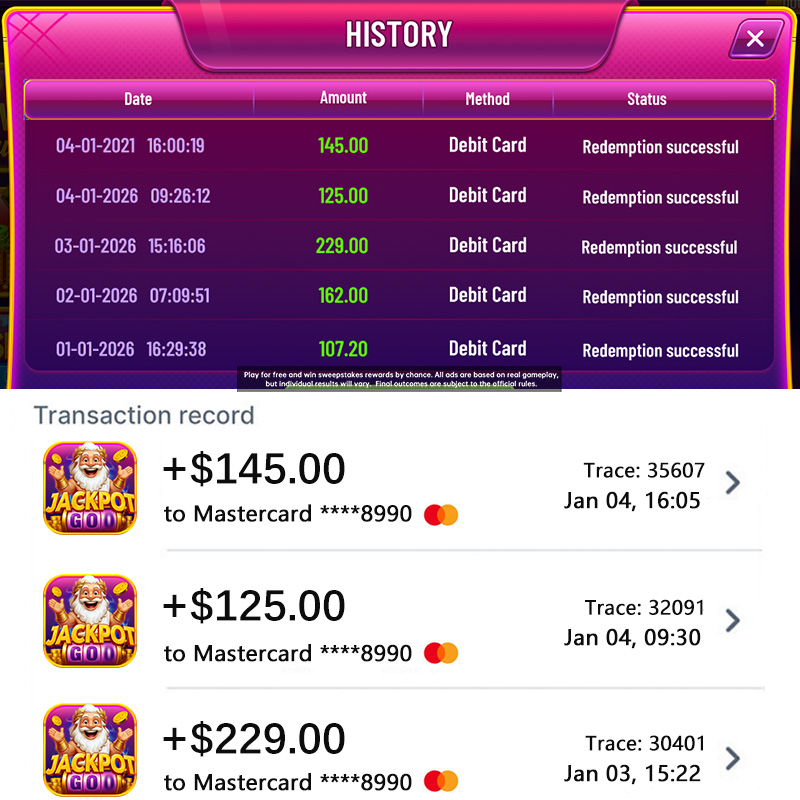 Jackpot Go Facebook ad: Jackpot Dreams Come True!
