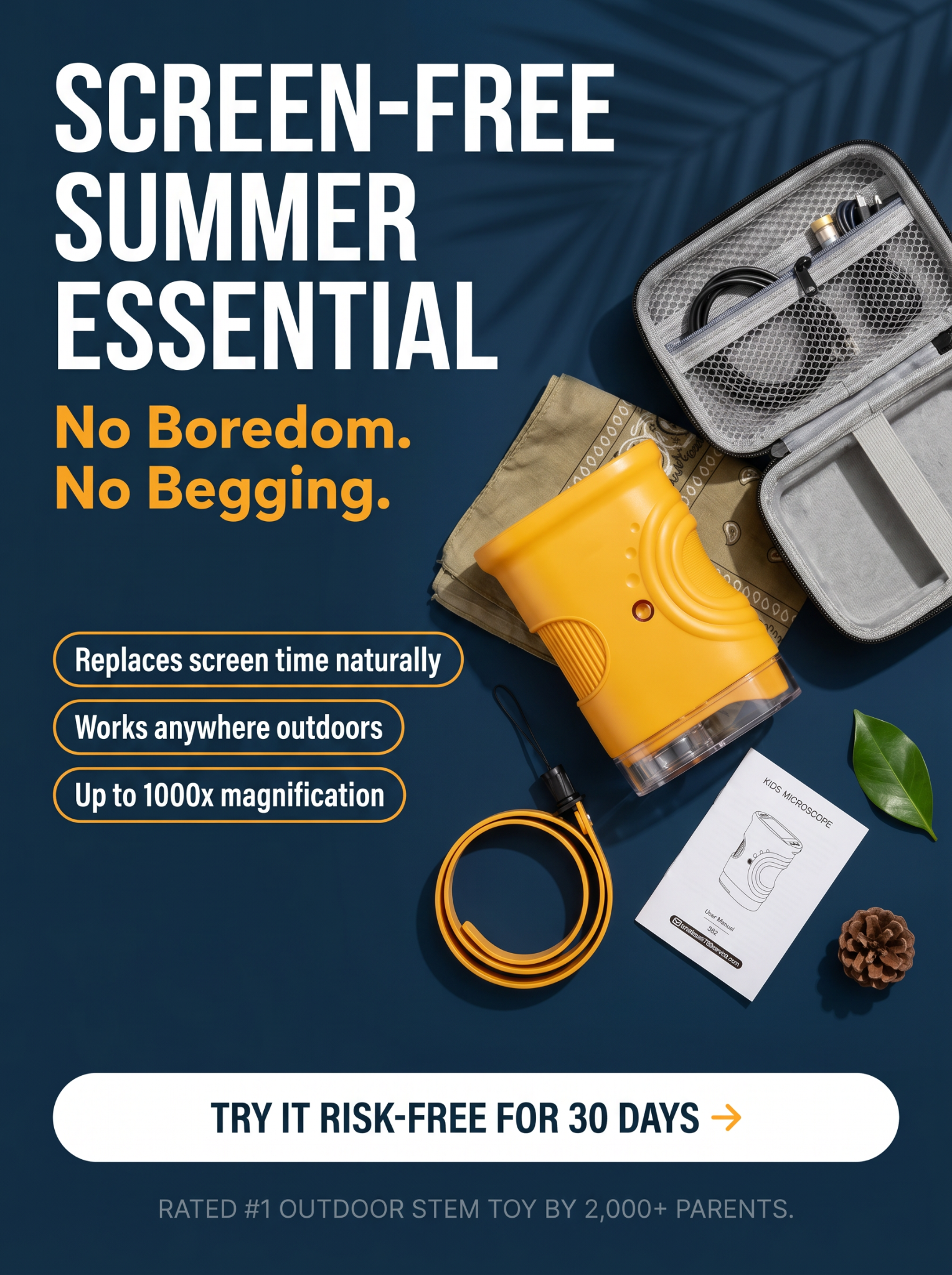 Macro Peak Facebook ad: 4,295+ Kids Ditching The Screens This Summer