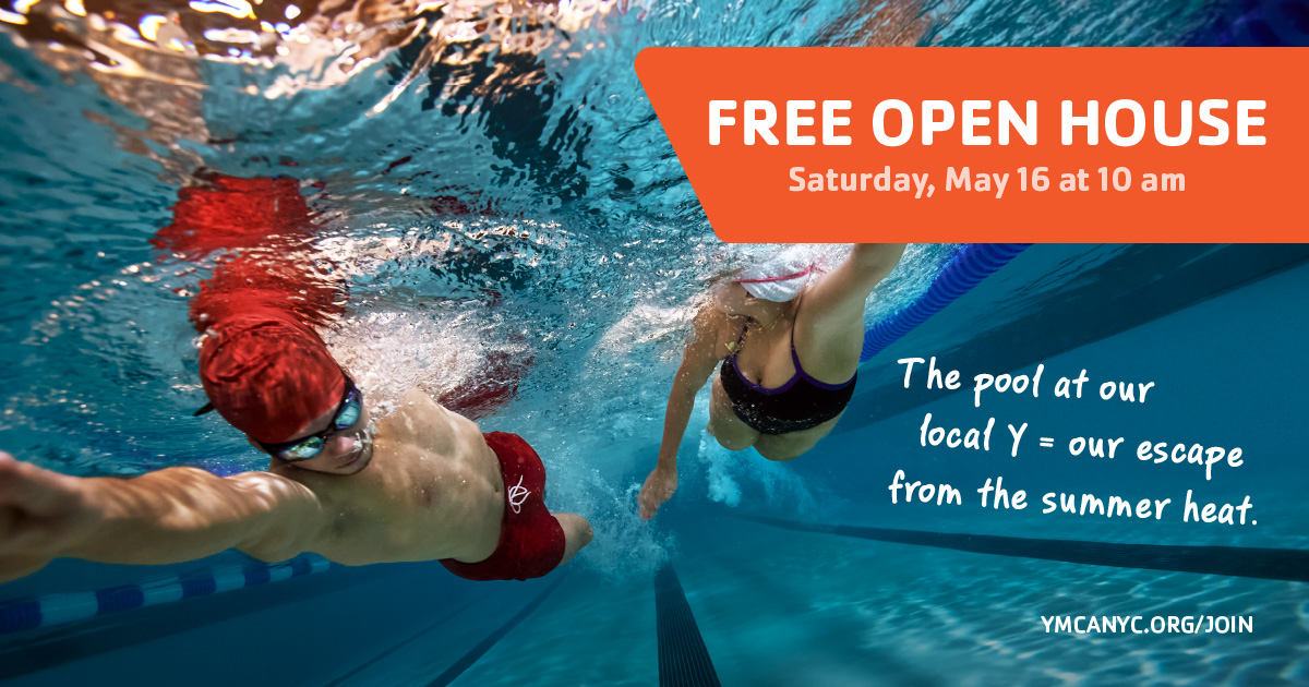 La Central YMCA Facebook ad: Membership Open House at the La Central YMCA