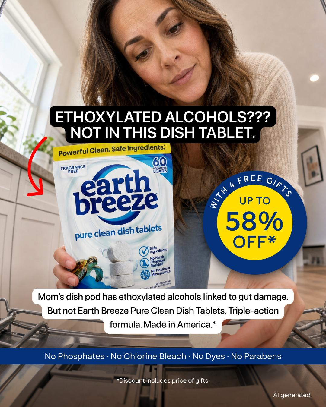 Earth Breeze Facebook ad