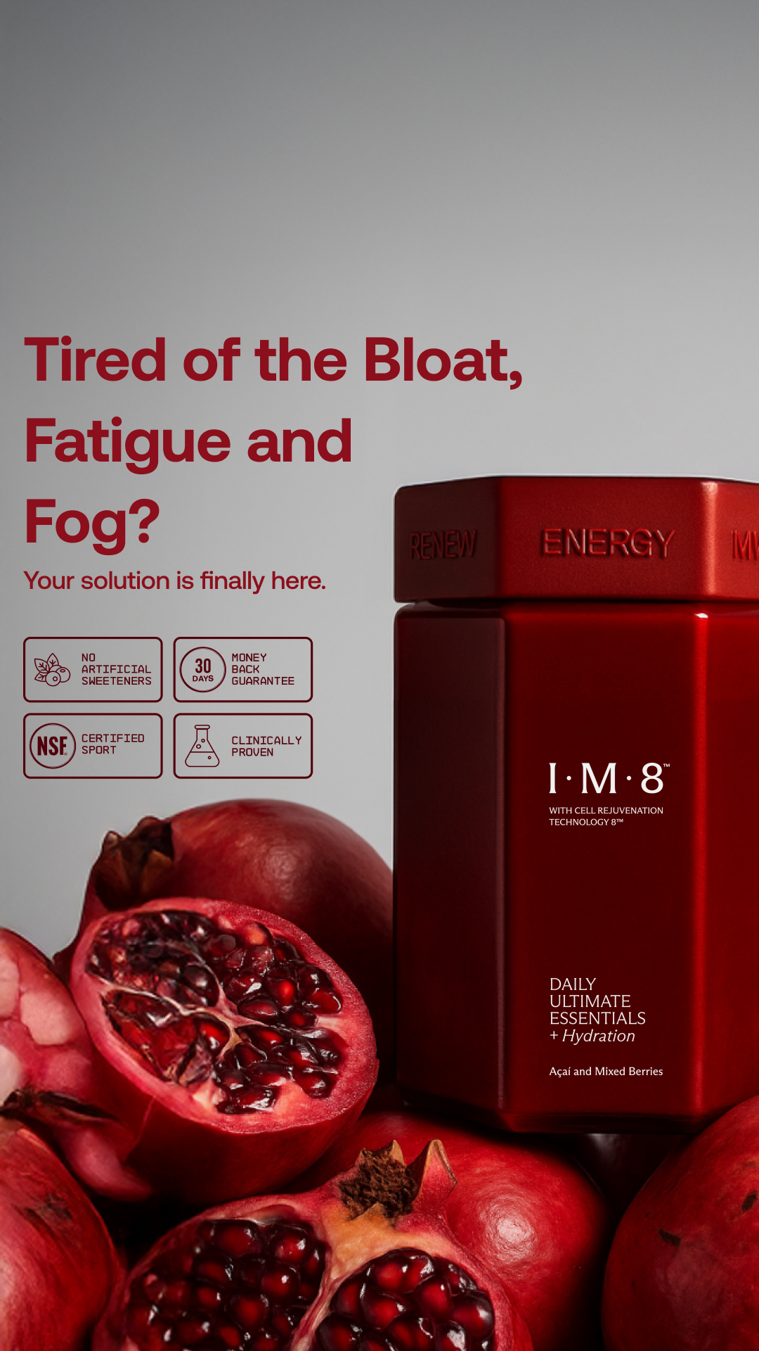 IM8 Health Facebook ad