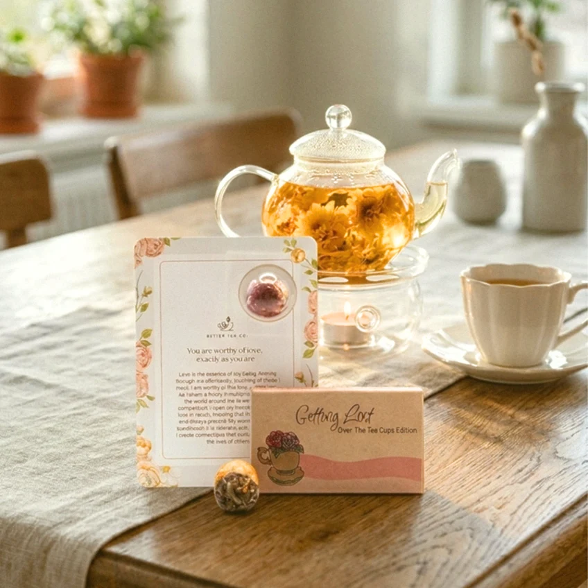 The Better Tea Company Facebook ad: A moment of quiet beauty!