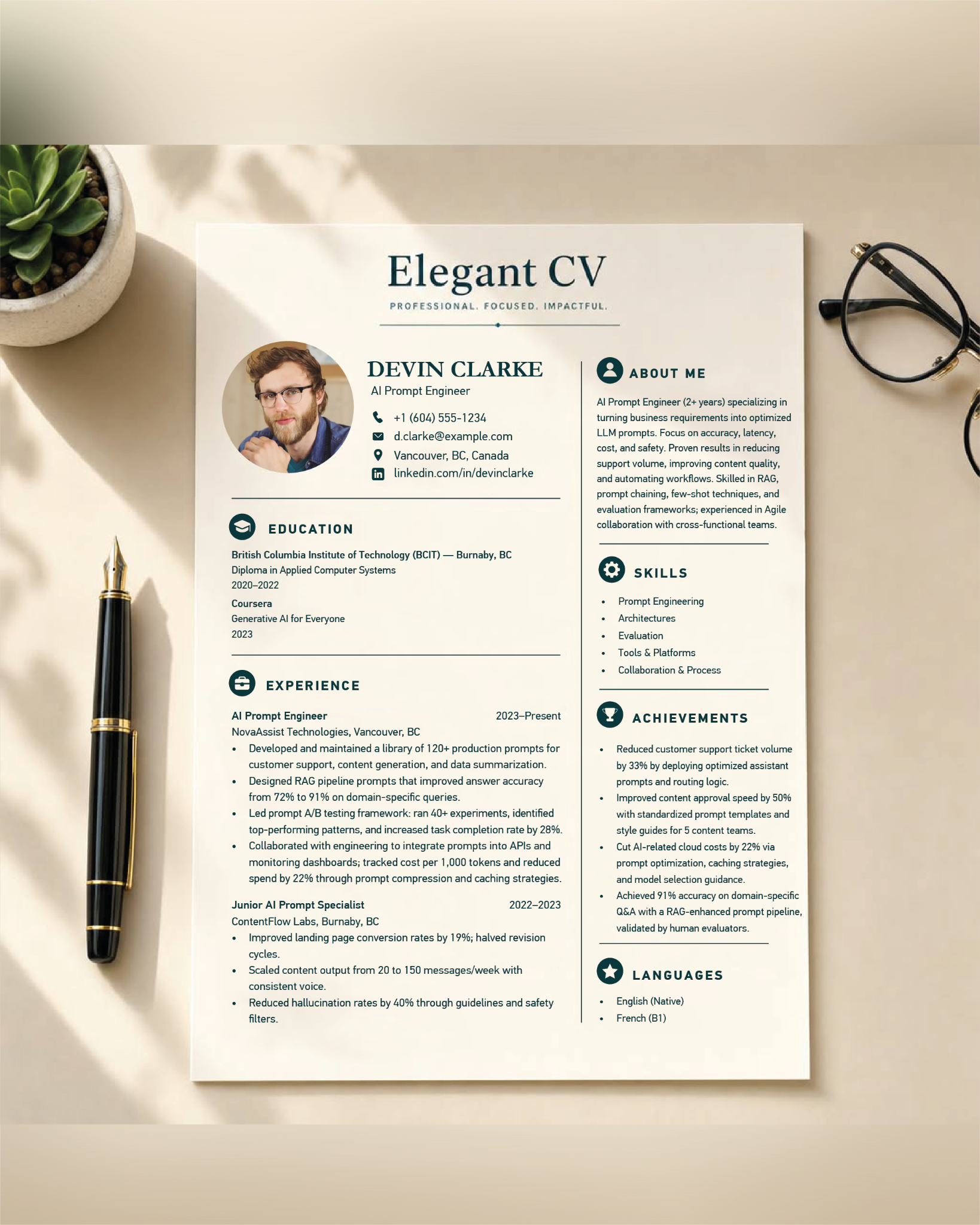 Adam Burke Career Coach Facebook ad