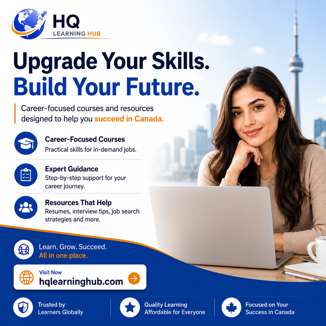 HQ Learning Hub Facebook ad: The skill gap you don't know you have.