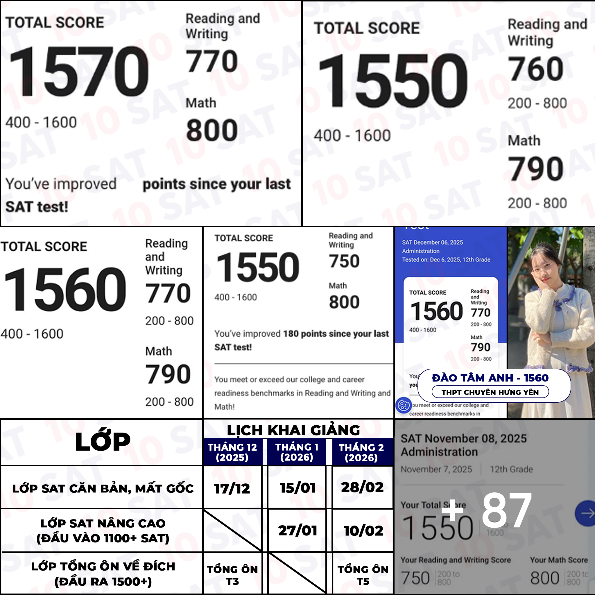 10 SAT - Luyện thi SAT 1500+ xét tuyển Đại học & Du học Facebook ad: TEST & NHẬN TƯ VẤN LỘ TRÌNH MIỄN PHÍ