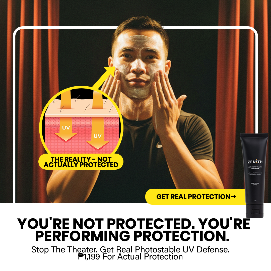 Zenith PH - Anti-Aging Tallow Day Cream Spf30+ Facebook ad: High Performance Day Cream For Men