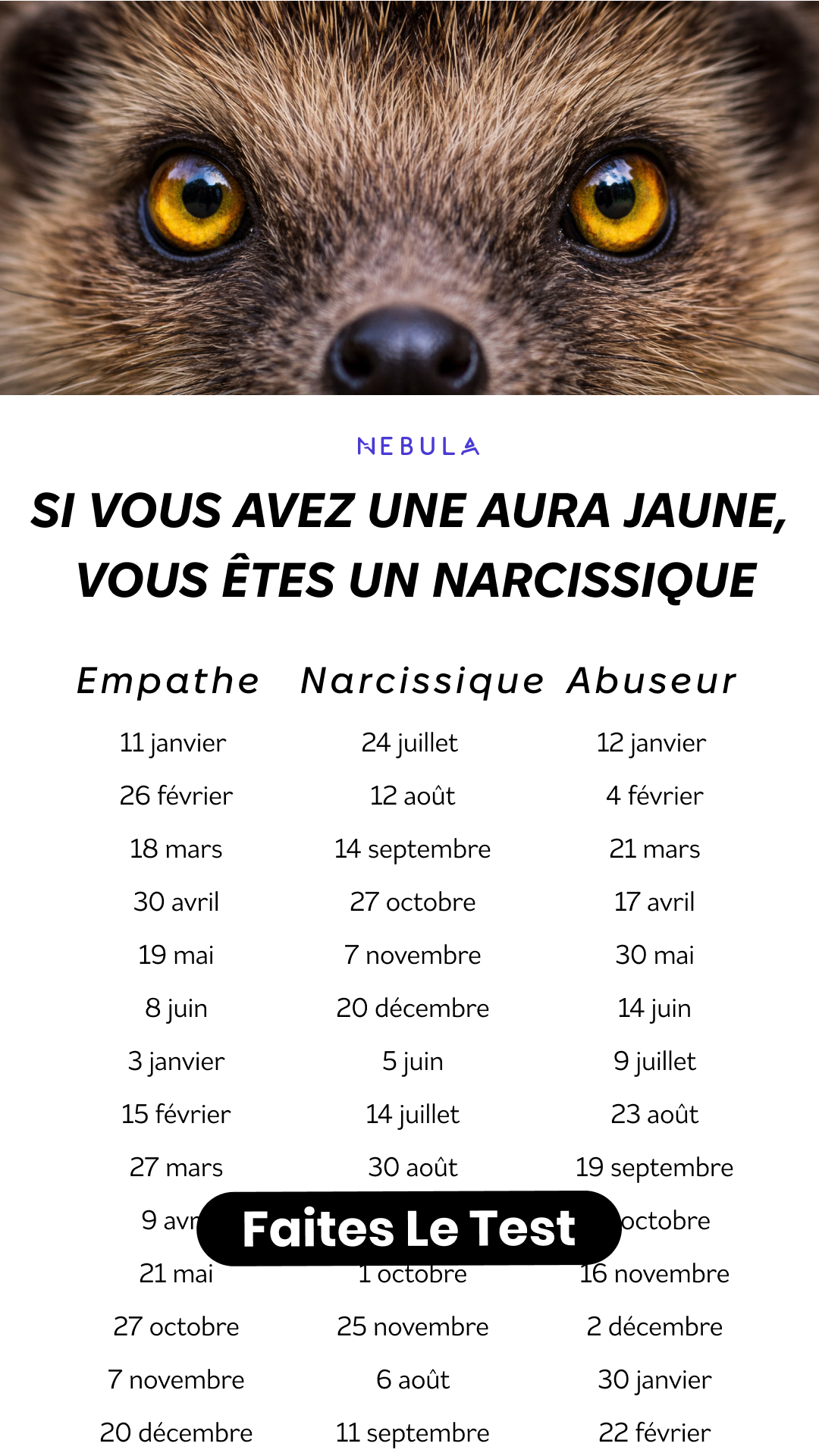 Nebula: Aura Power Reading Facebook ad