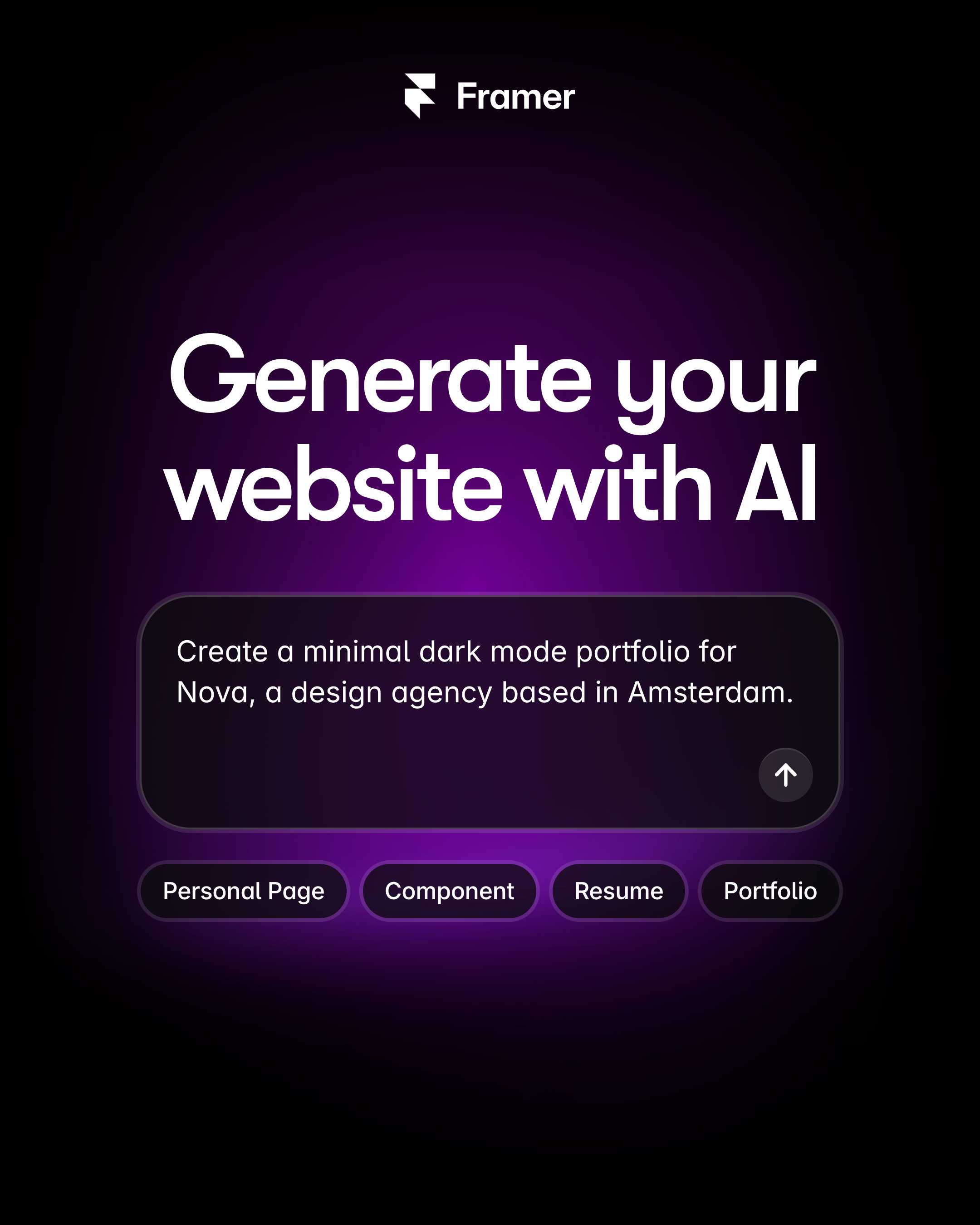 Framer Facebook ad