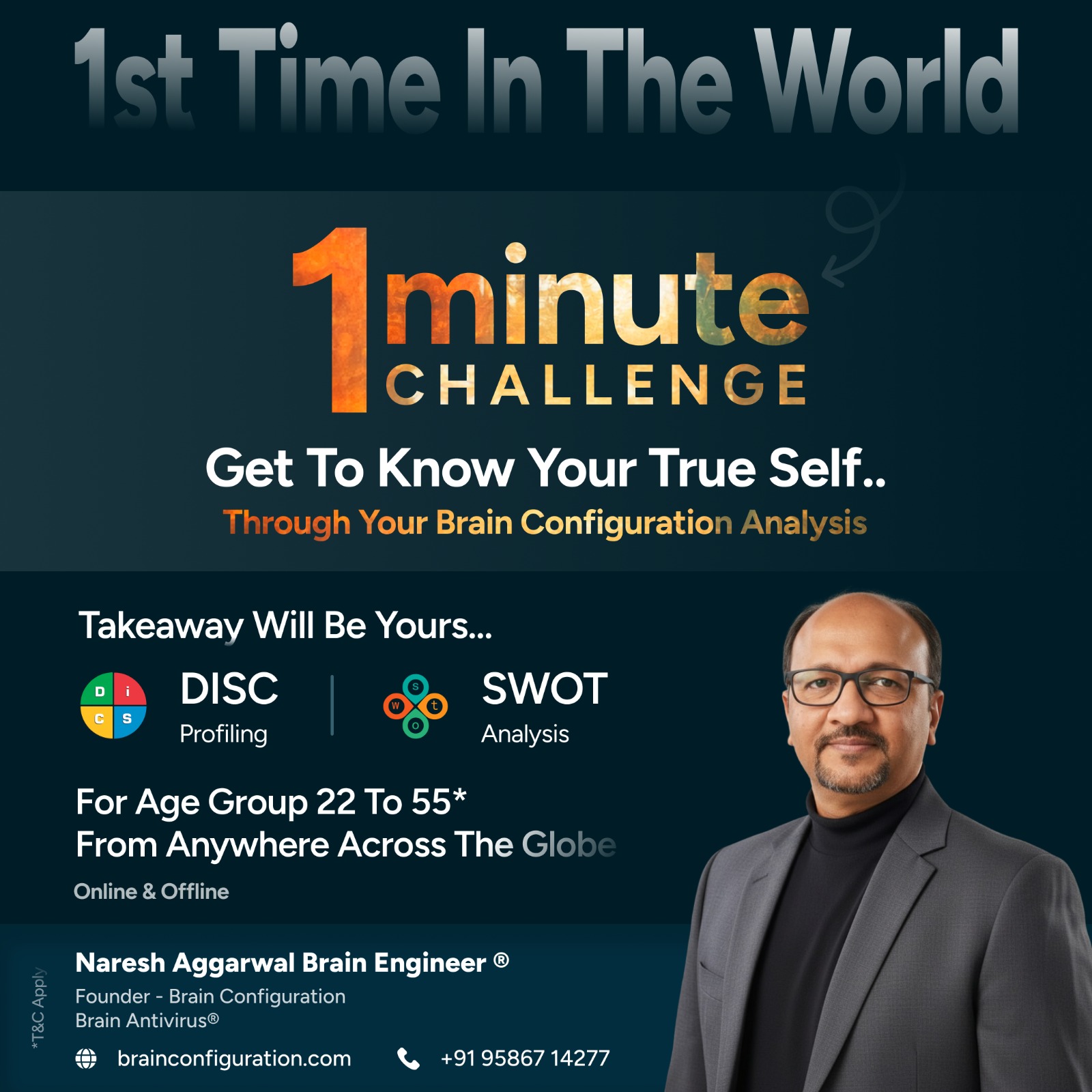 BRAIN Configuration Facebook ad: 1 Minute Challenge