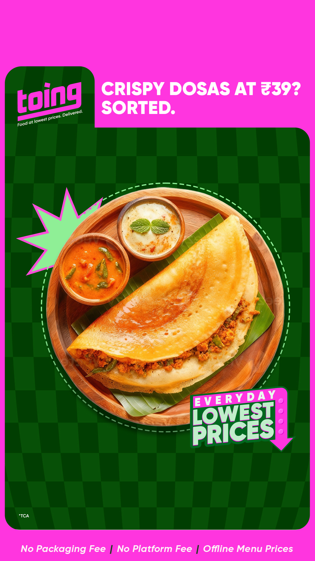 Toing Facebook ad