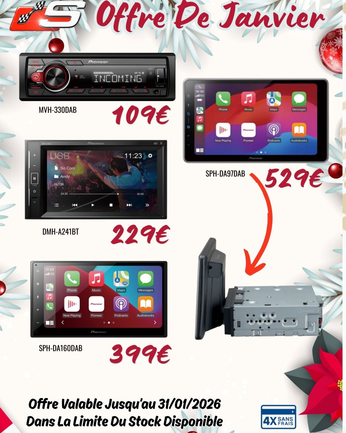 Securycars Facebook ad: DE JANVIER
