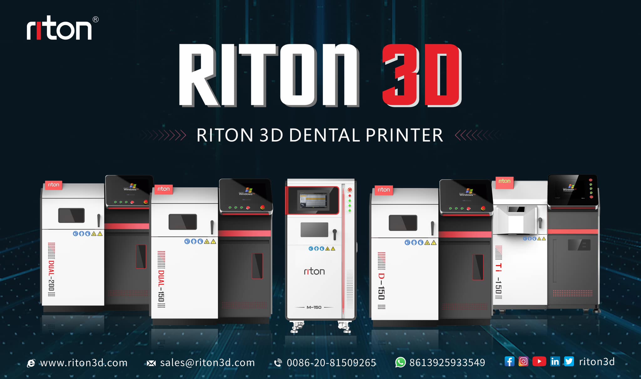 Riton 3D Dental Printer Facebook ad: Professional,Dedicated,Worth Having