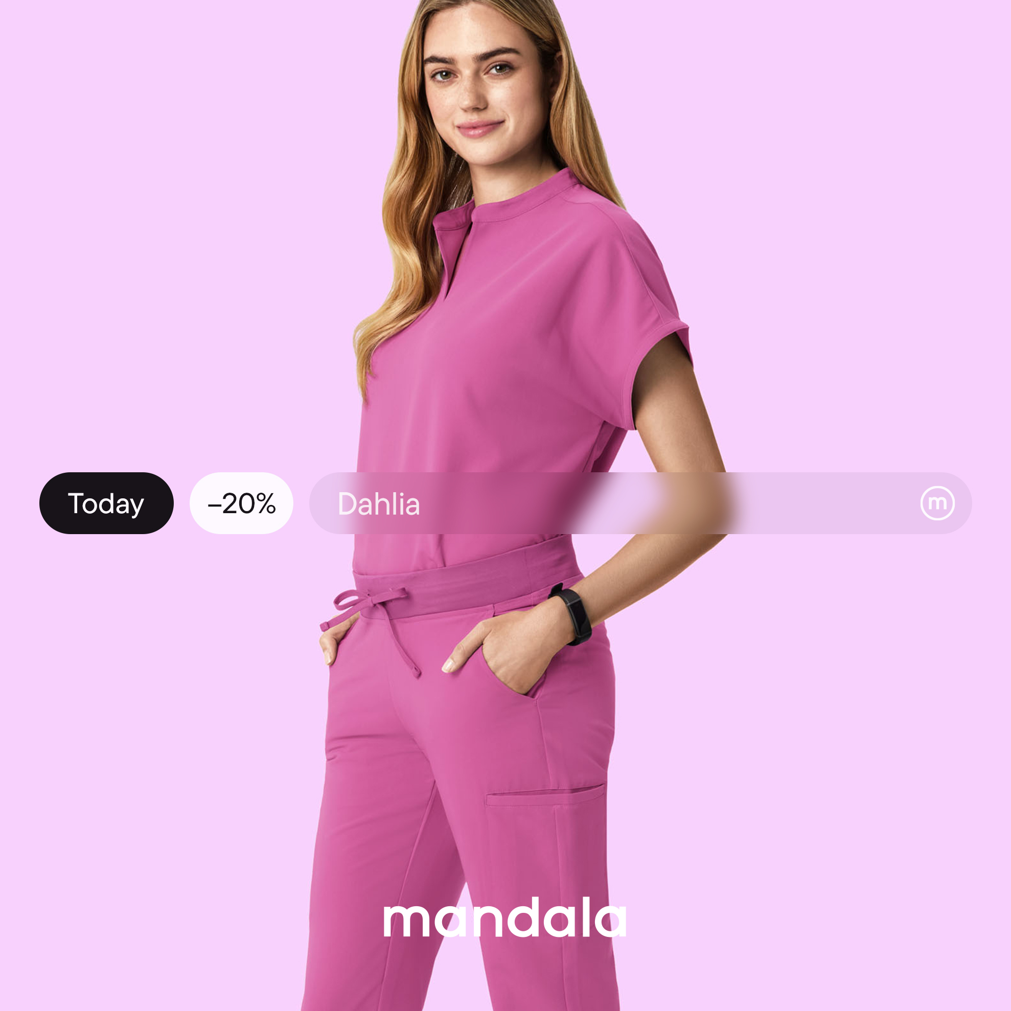 Mandala Scrubs Facebook ad