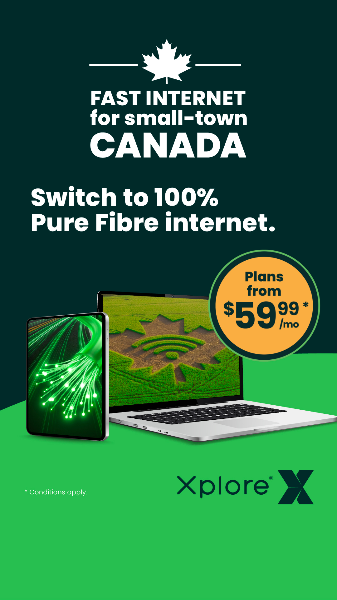 Xplore Facebook ad