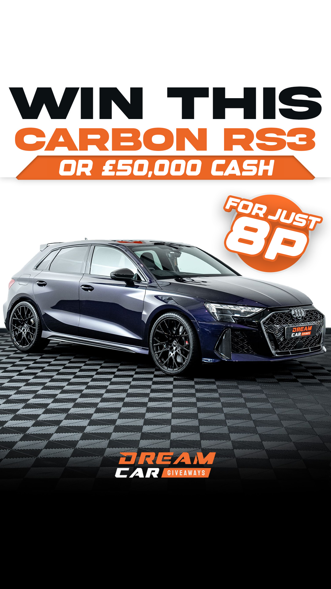 Dream Car Giveaways Facebook ad