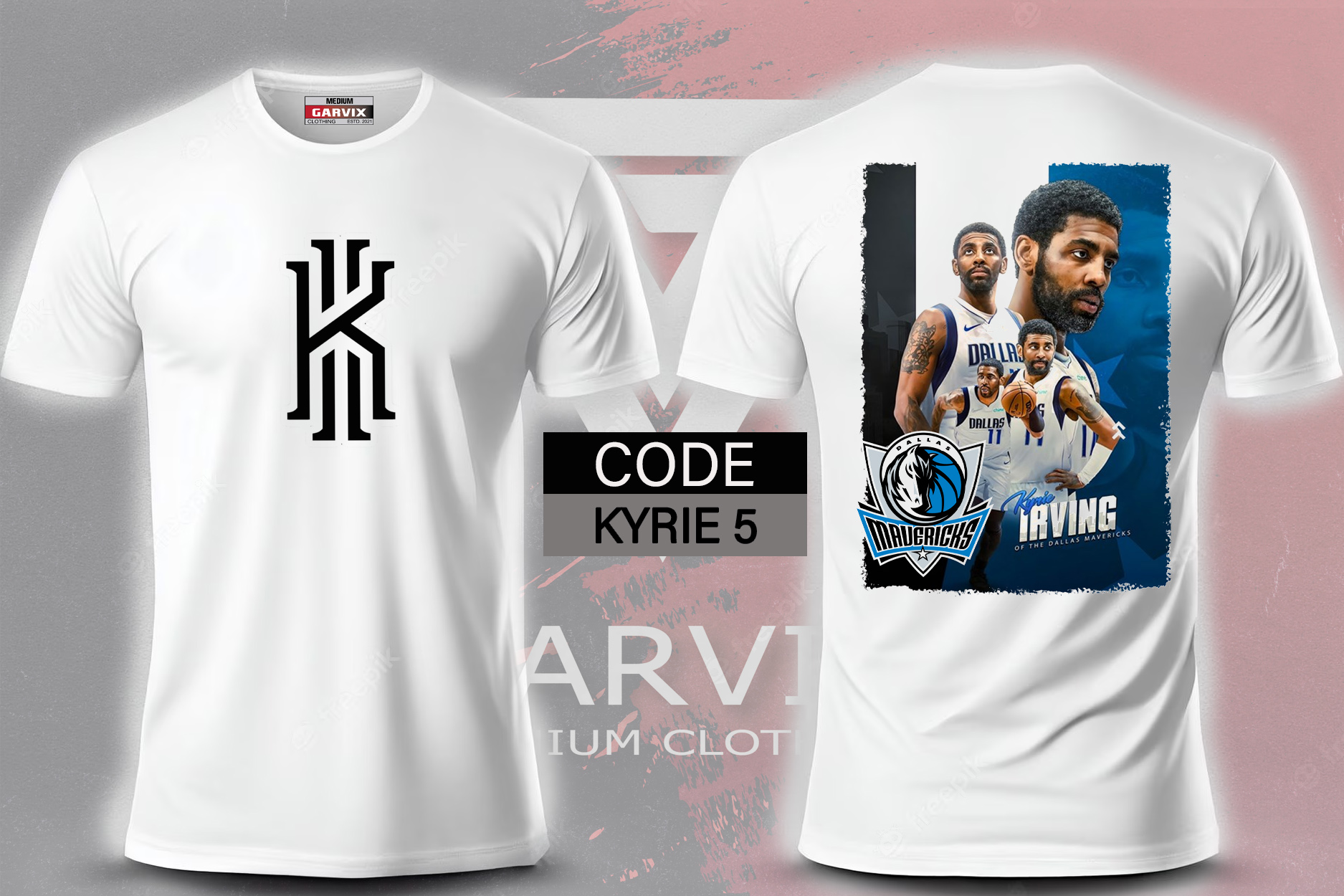 Garvix Facebook ad: NBA COLLECTION TEES.