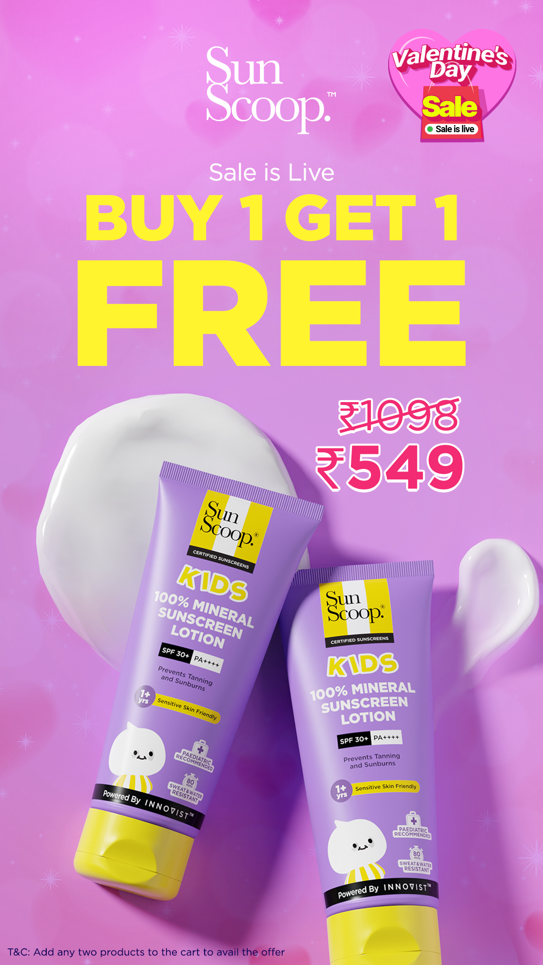 Sunscoop SPF Facebook ad