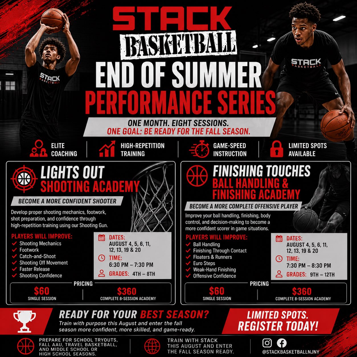 STACK Basketball NJ/NY Facebook ad