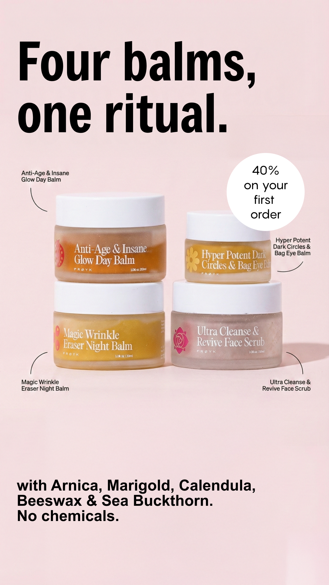 Frøya Organics Facebook ad