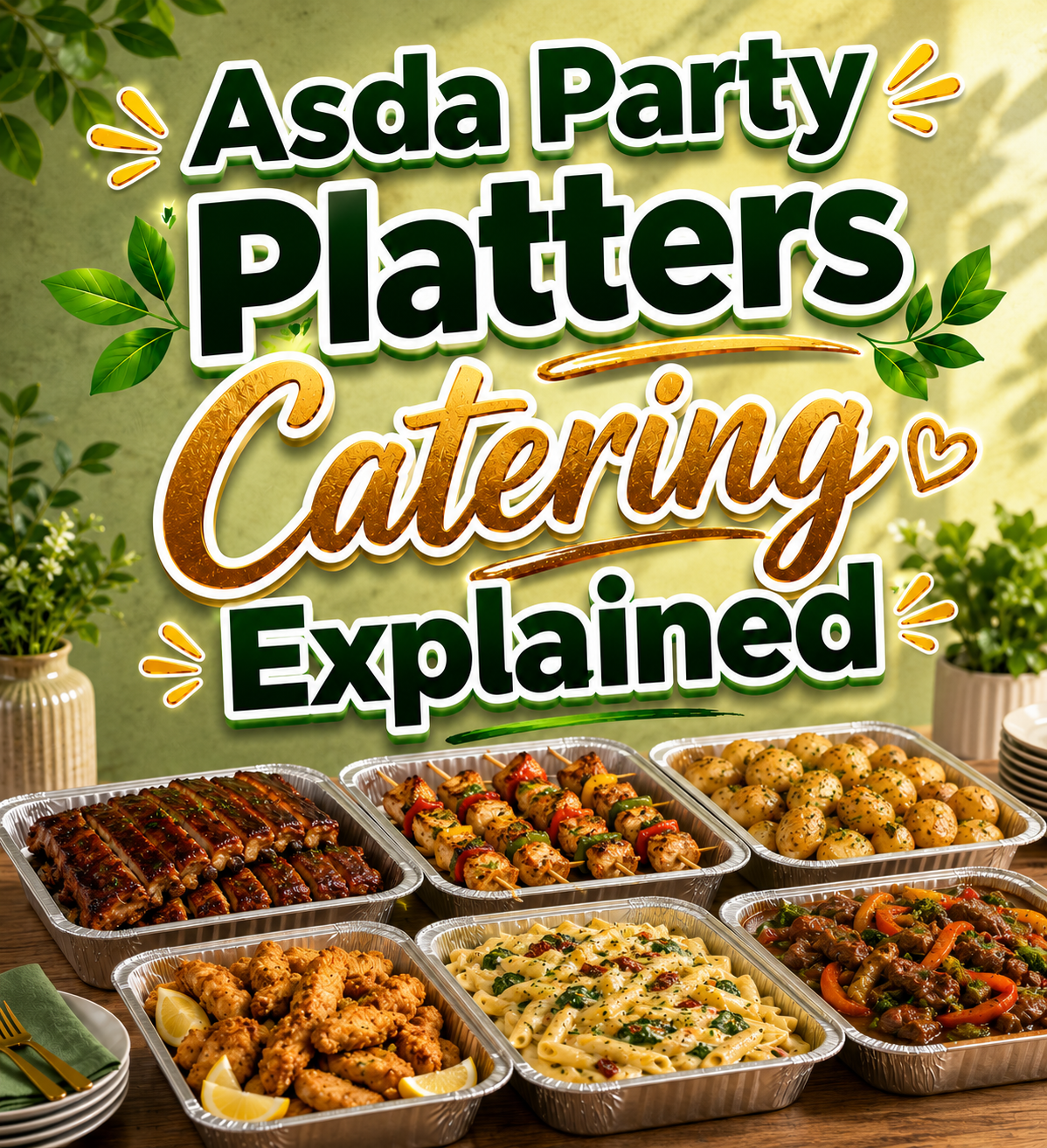 Daily Update Facebook ad: Asda Party Platters Catering Prices Guide