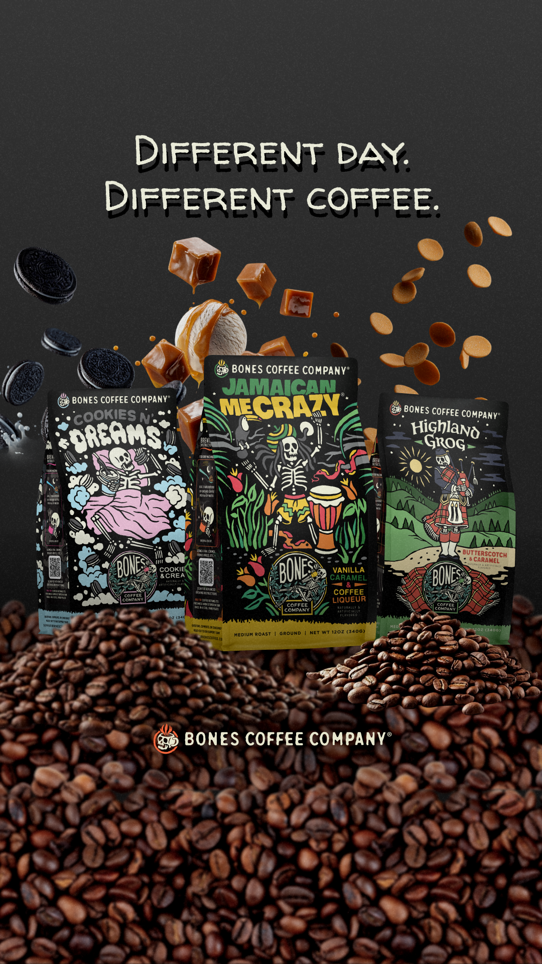 Bones Coffee Company Facebook ad
