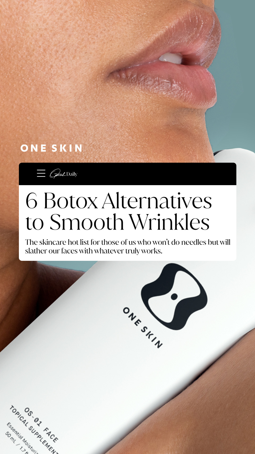 OneSkin Facebook ad