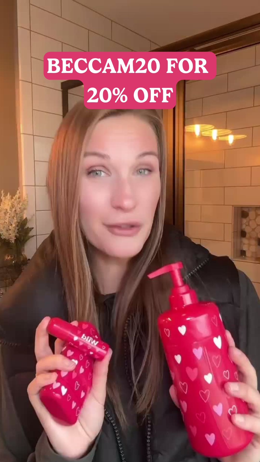 Wild Facebook ad: Get 20% off all Wild products with code BECCAM20
