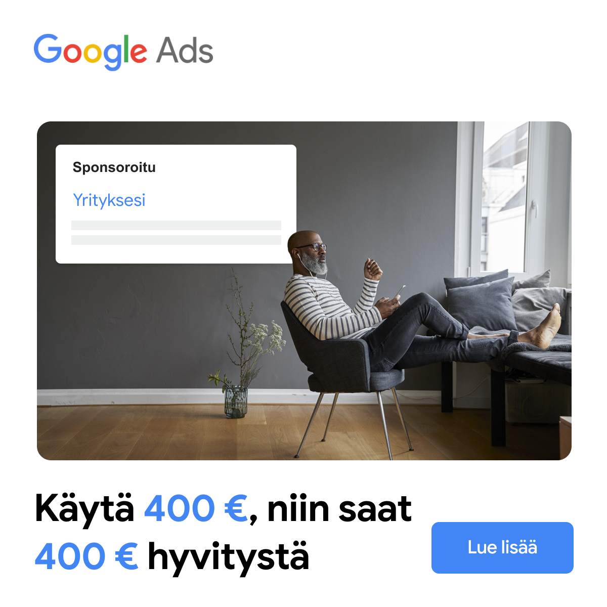 Google Ads Facebook ad