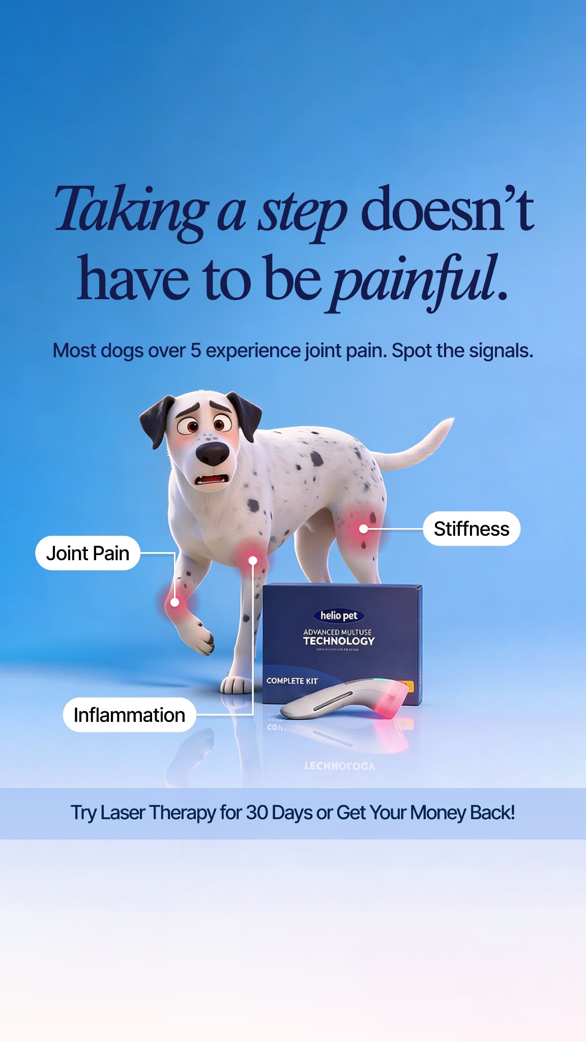 Helio Pet Facebook ad