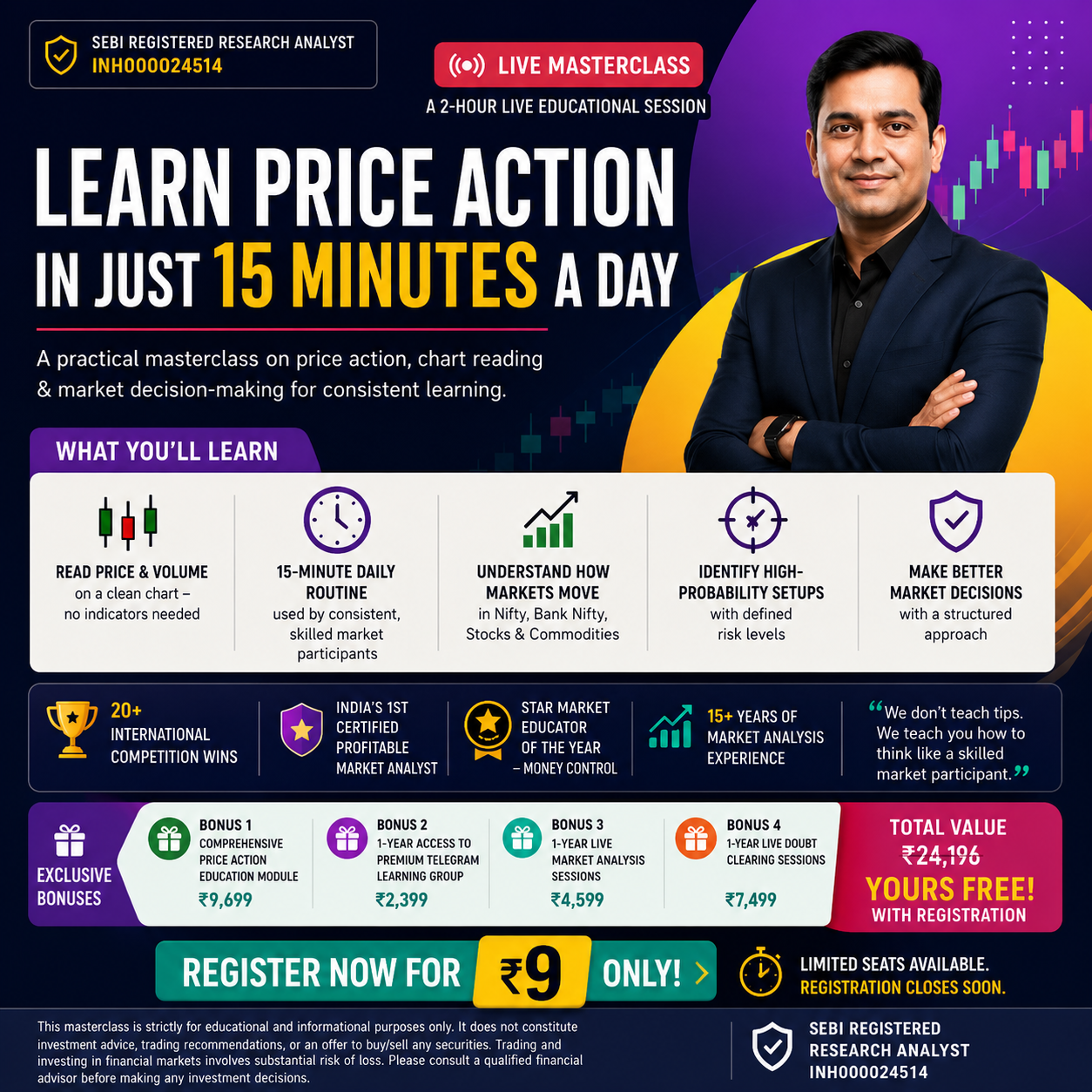 Bhushan Kanathe-SEBI Registered Facebook ad