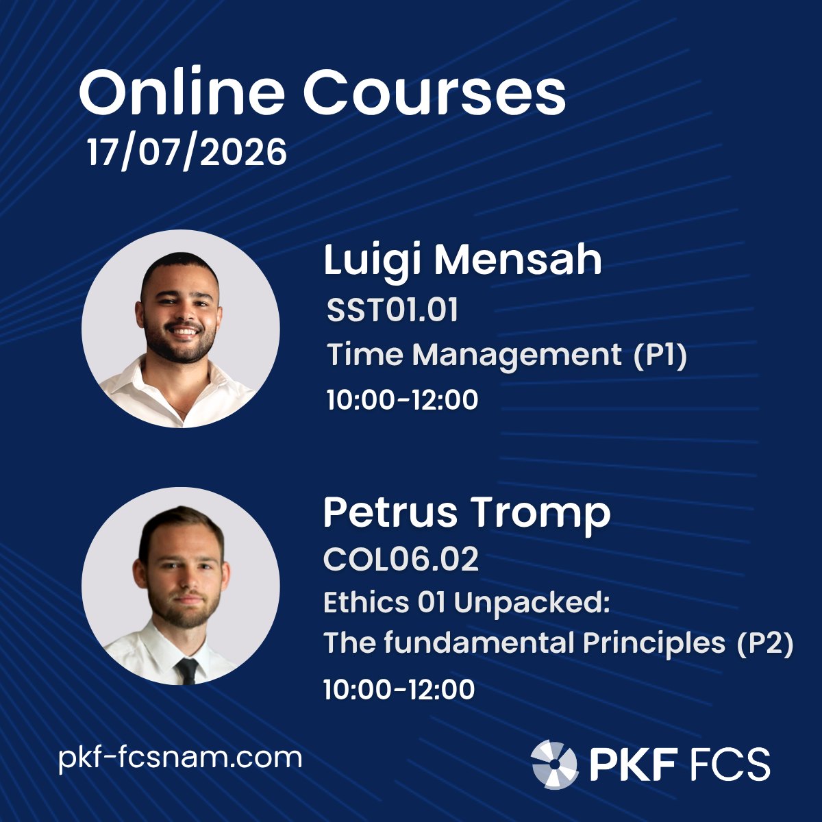 PKF FCS Namibia Facebook ad: ๐ง๐ต๐ถ๐ ๐๐ฟ๐ถ๐ฑ๐ฎ๐!