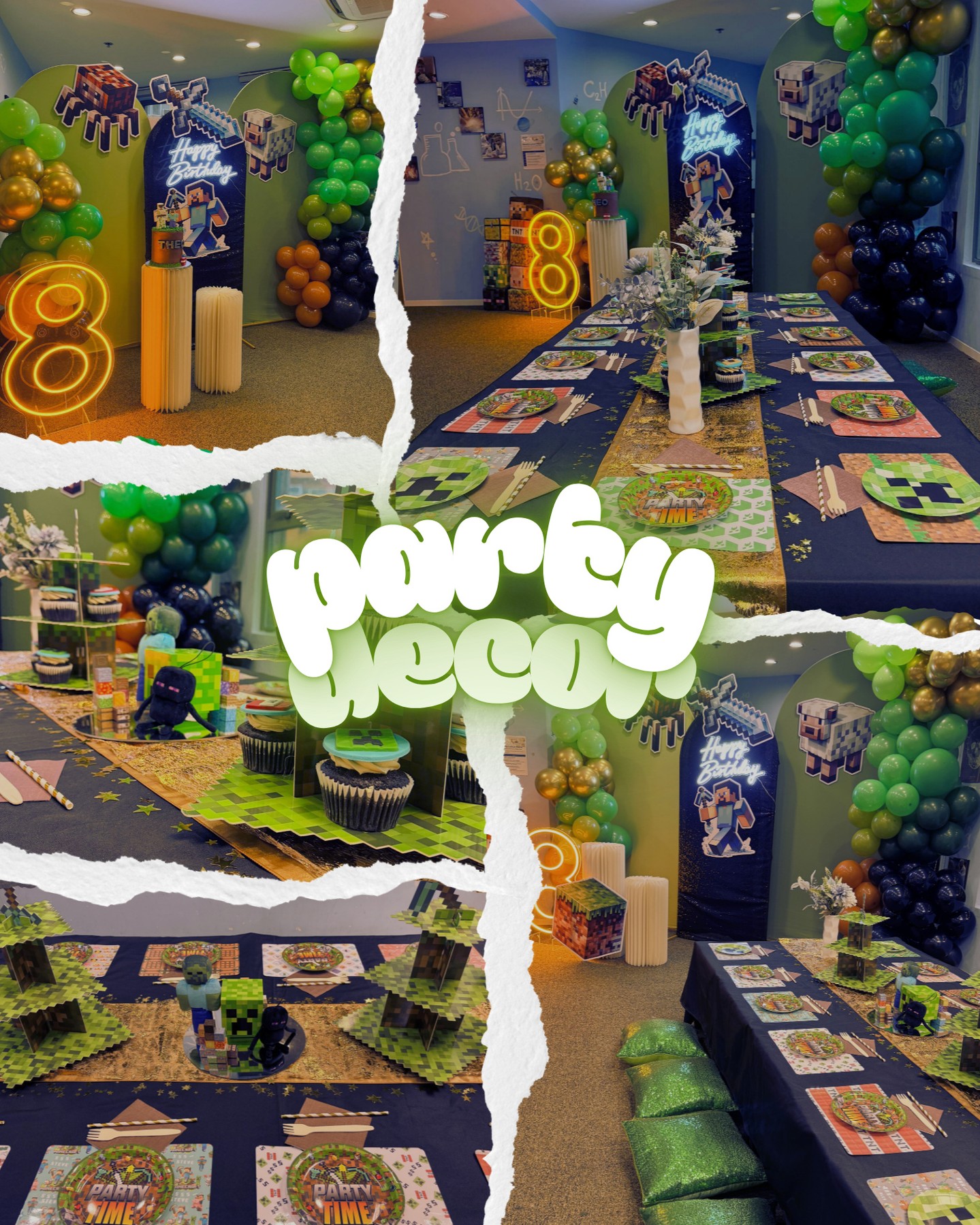Lahlahland PARTY Facebook ad: MINECRAFT SCIENCE PARTY BY NEWTONSHOW 