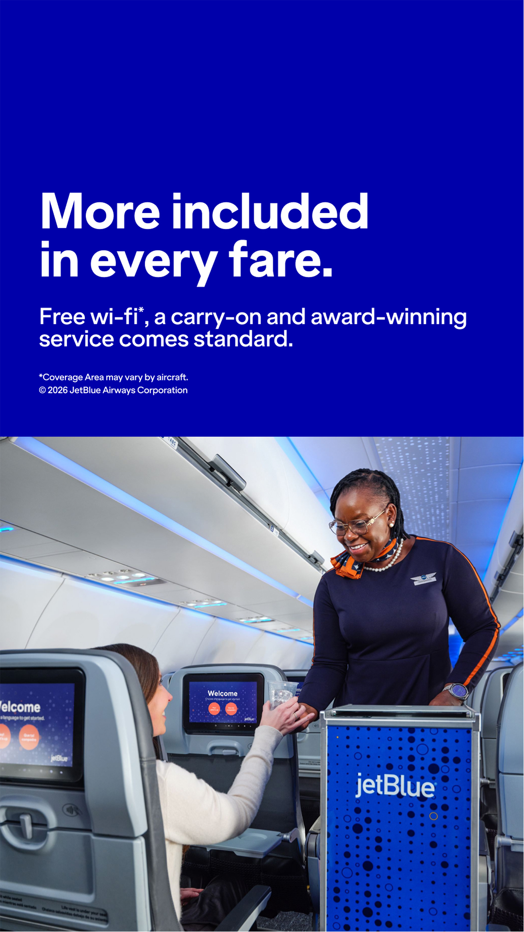 JetBlue Facebook ad