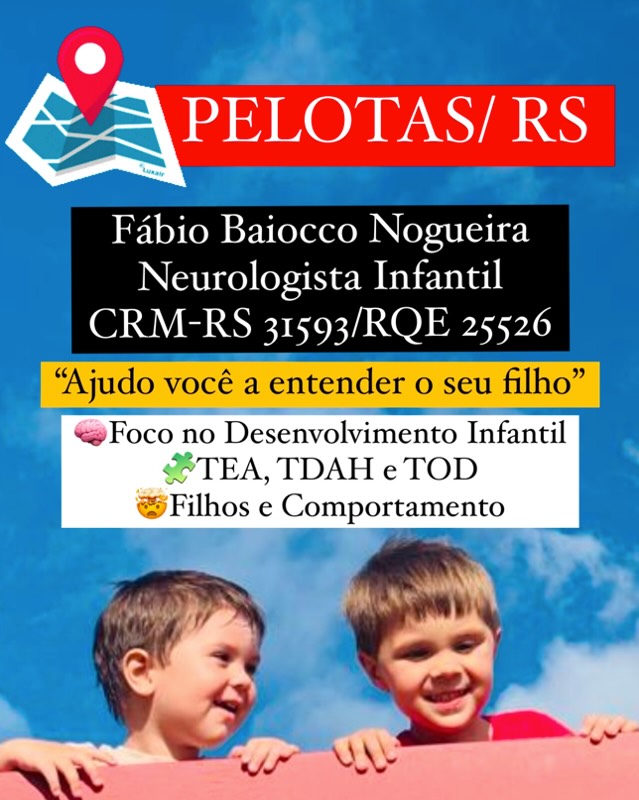 Neurokids - Dr Fábio Baiocco Nogueira Facebook ad: AGENDA ATENDIMENTOS PELOTAS