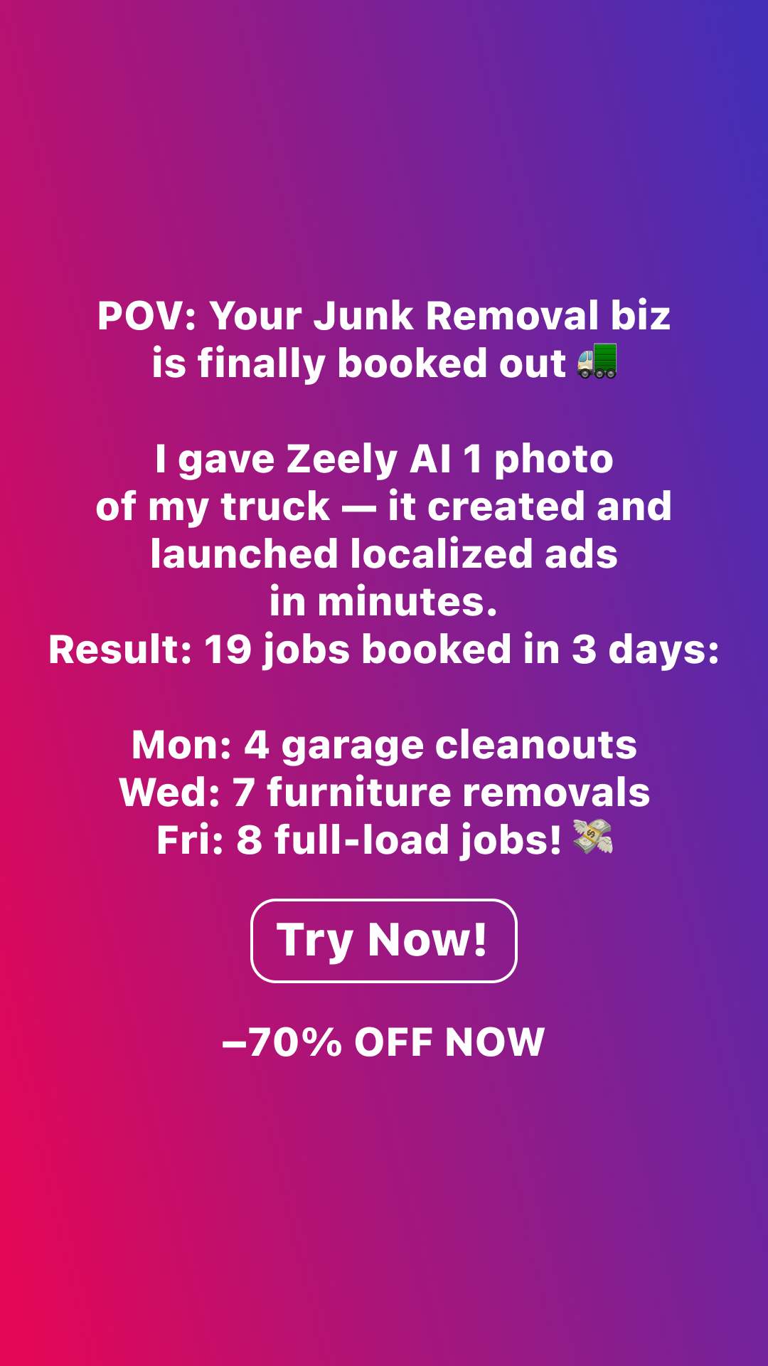Zeely Facebook ad