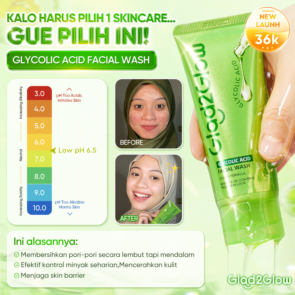 Glad 2 Glow.Indonesia  Facebook ad