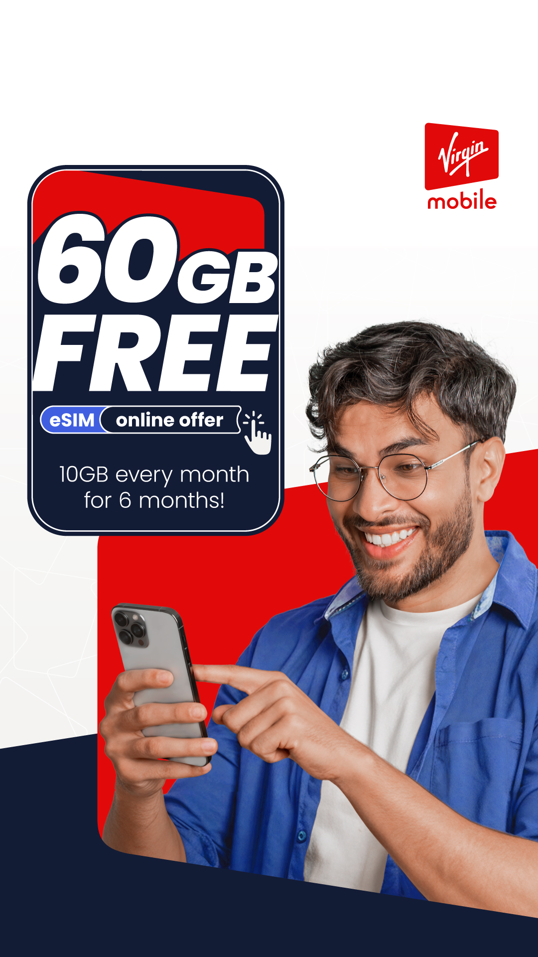 Virgin Mobile UAE Facebook ad