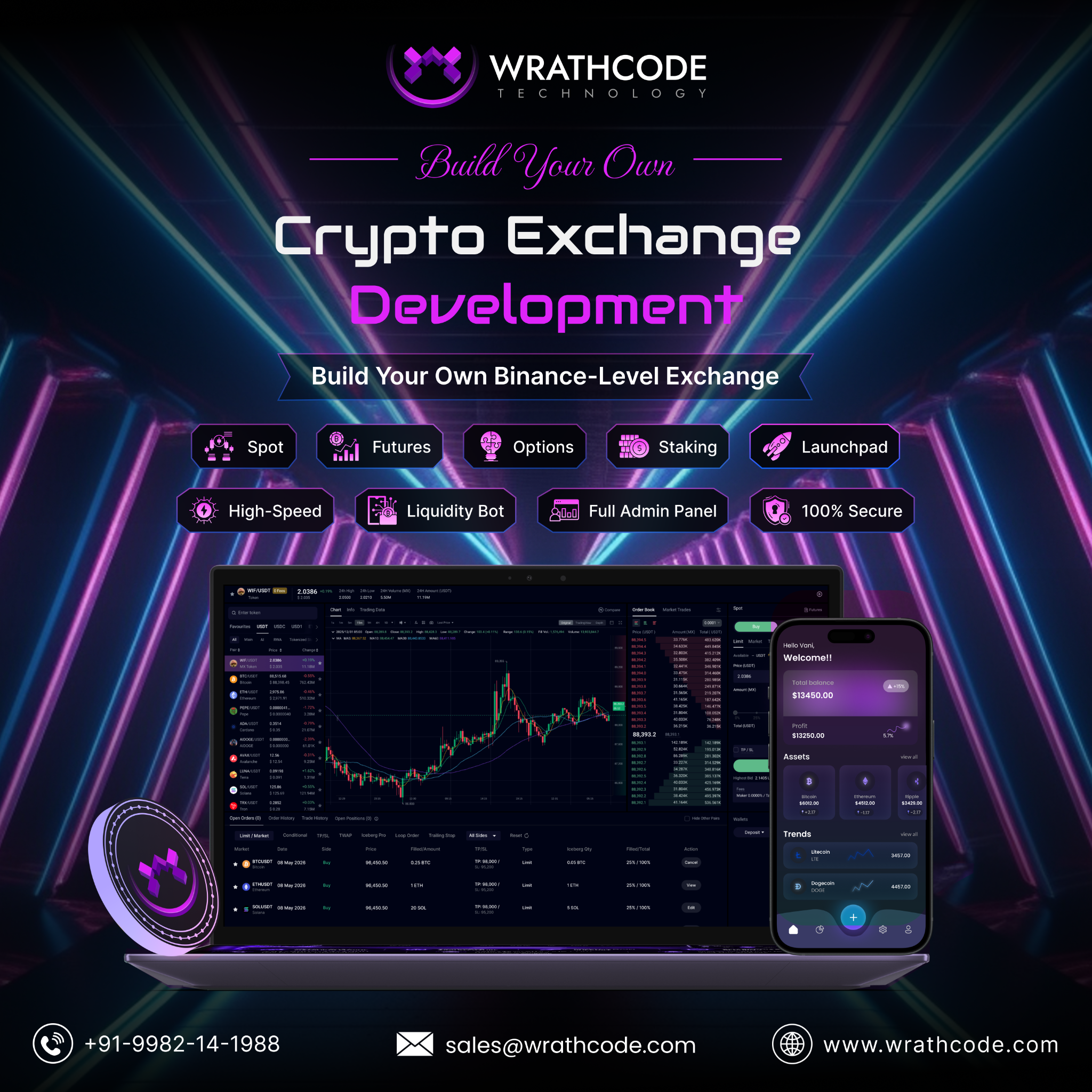 Wrathcode Technology Facebook ad: Book Your Free Demo Today