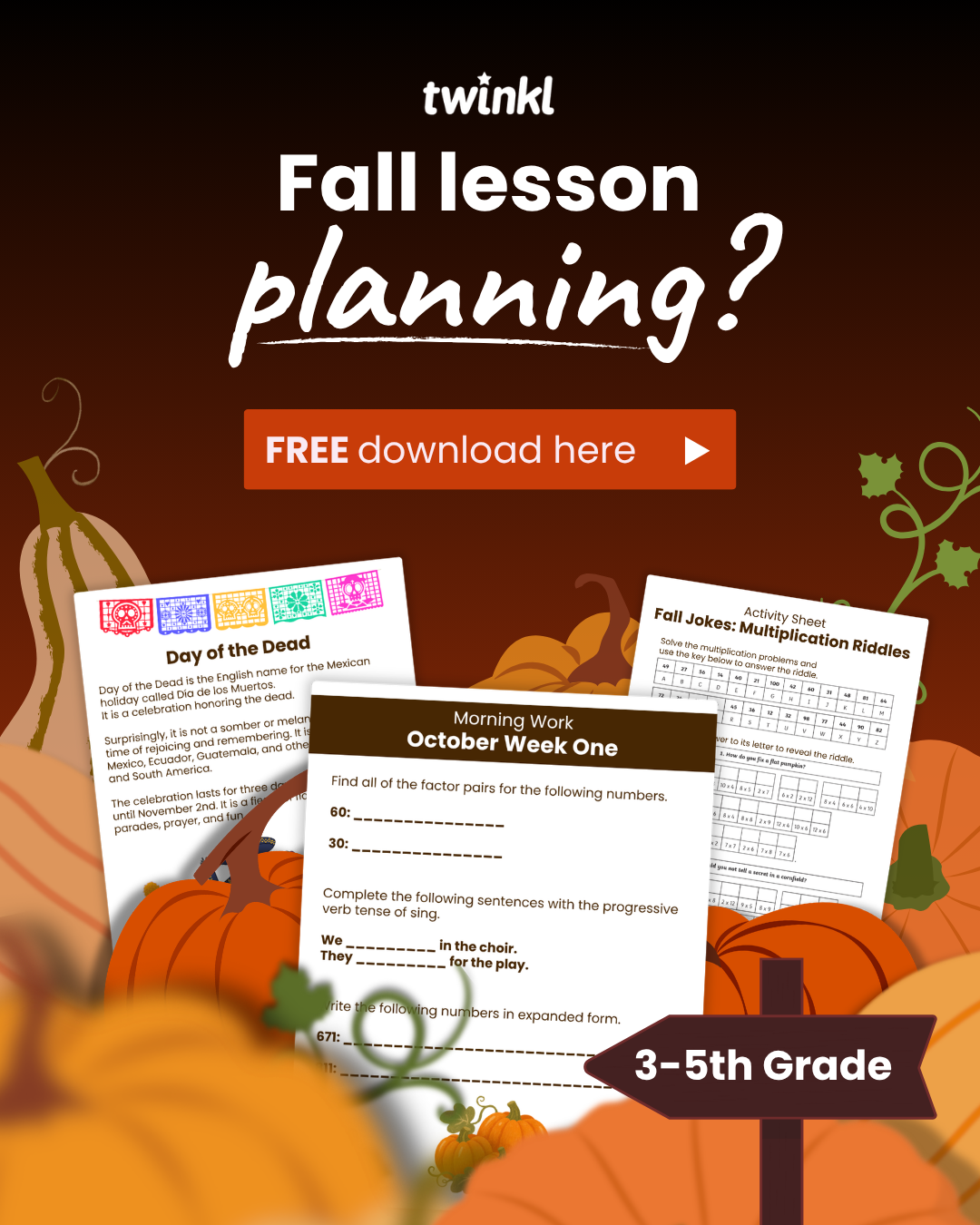 Twinkl Teaching Resources - United States Facebook ad: Sip & print
