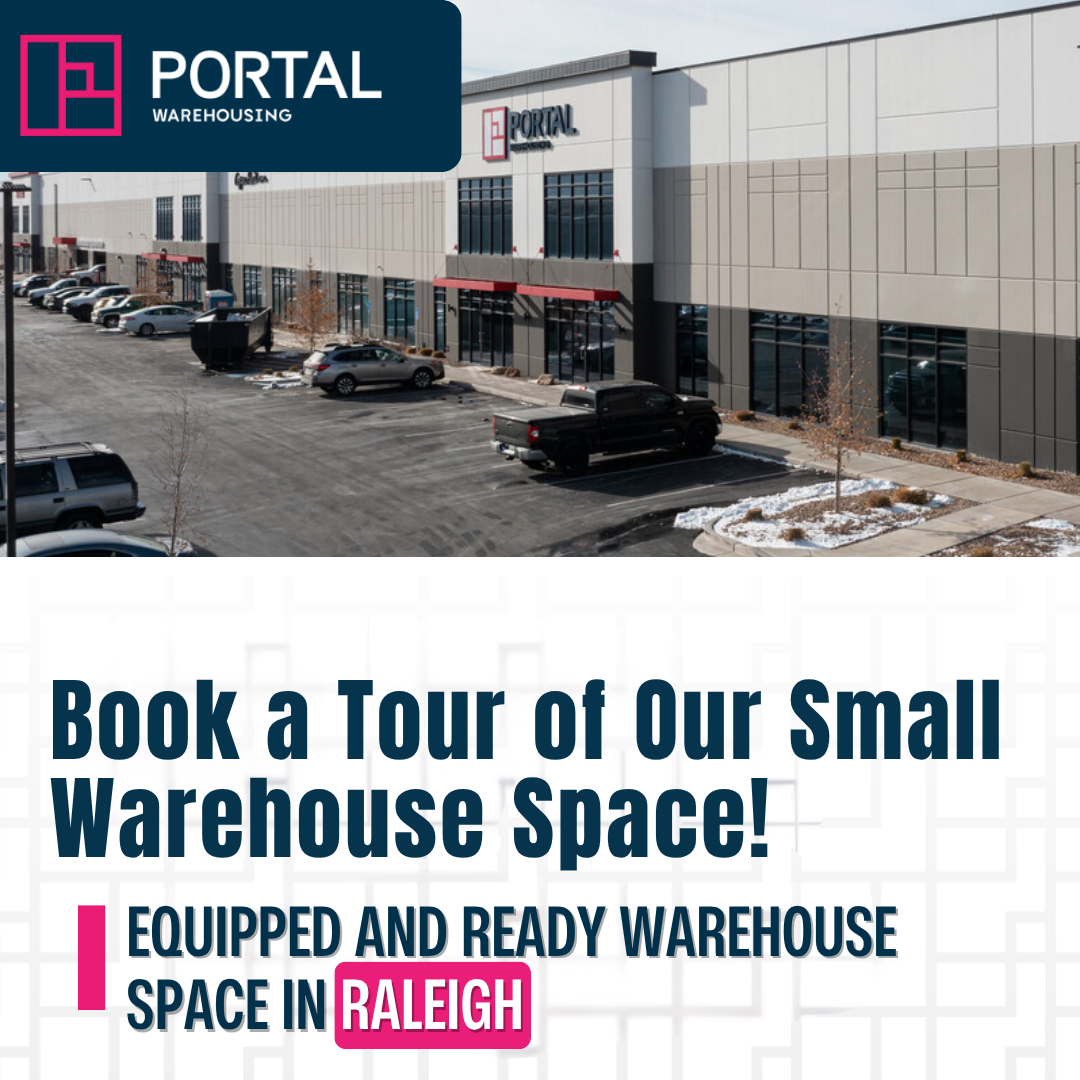 Portal Warehousing Facebook ad: Your business is scaling fast in Raleigh, and…