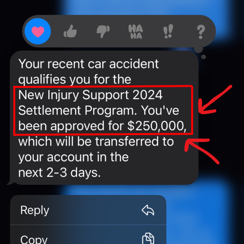 Motor Vehicle Accidents Hotline Facebook ad: HUGE Cash Payout For Iowa Drivers