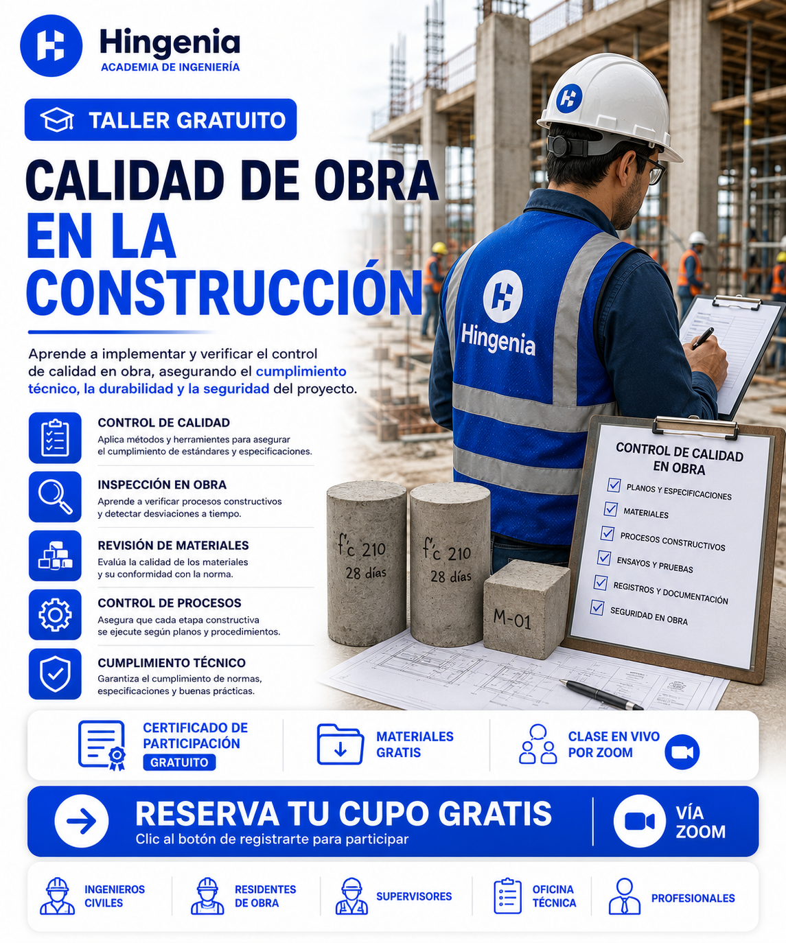 Hingenia Facebook ad: CLASE GRATUITA