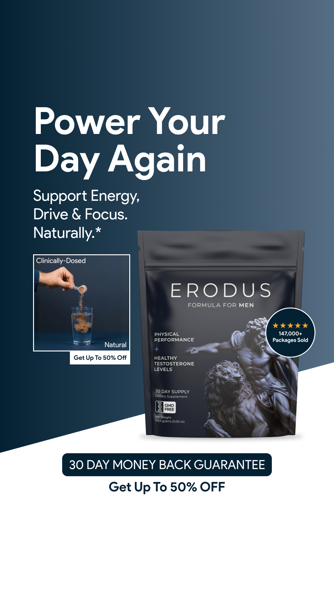 Erodus Formula For Men Facebook ad